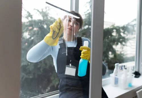 Nettoyage de vitres intérieures et extérieures à Sainte-Pexine